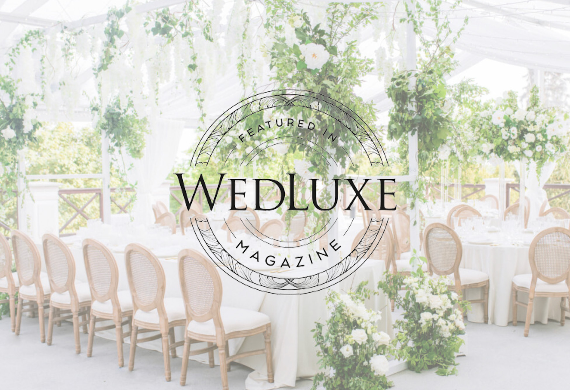 The popular magazine WedLuxe published my work