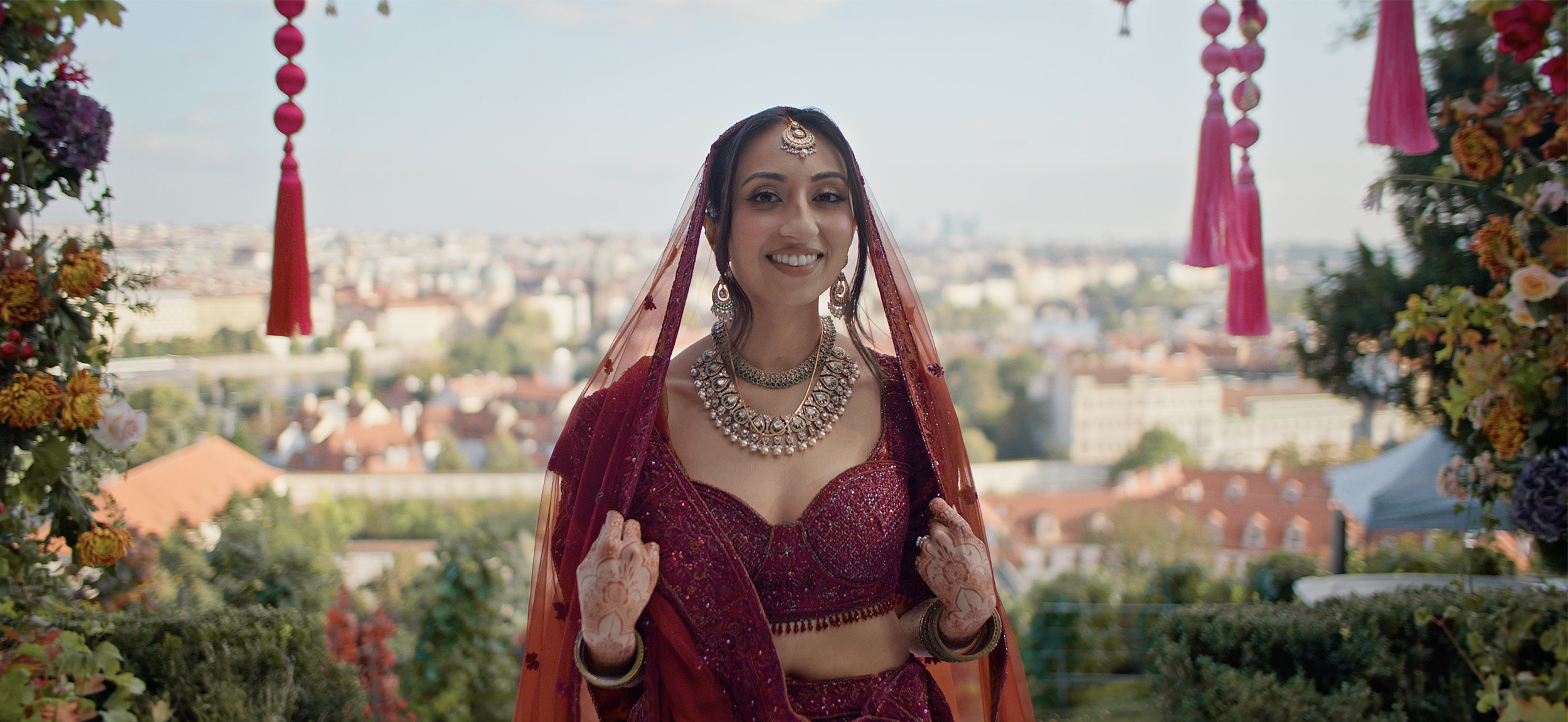 Rituals of an Indian wedding in historic heart of Prague.