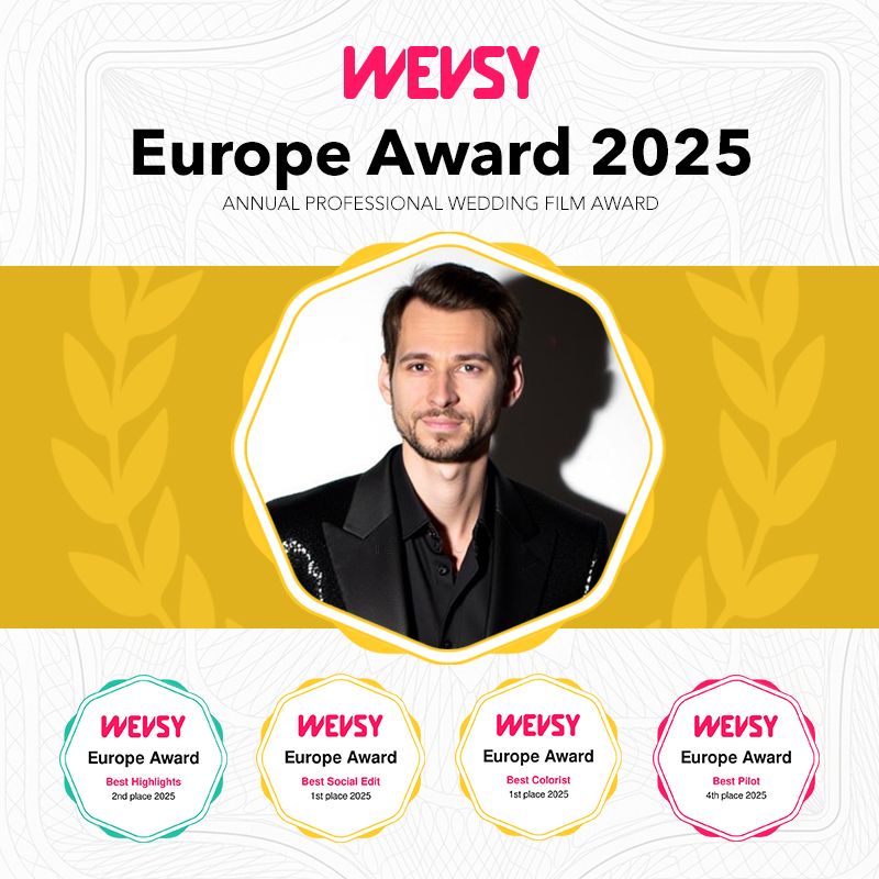 My Wedding Films Celebrate Success at the European Awards.